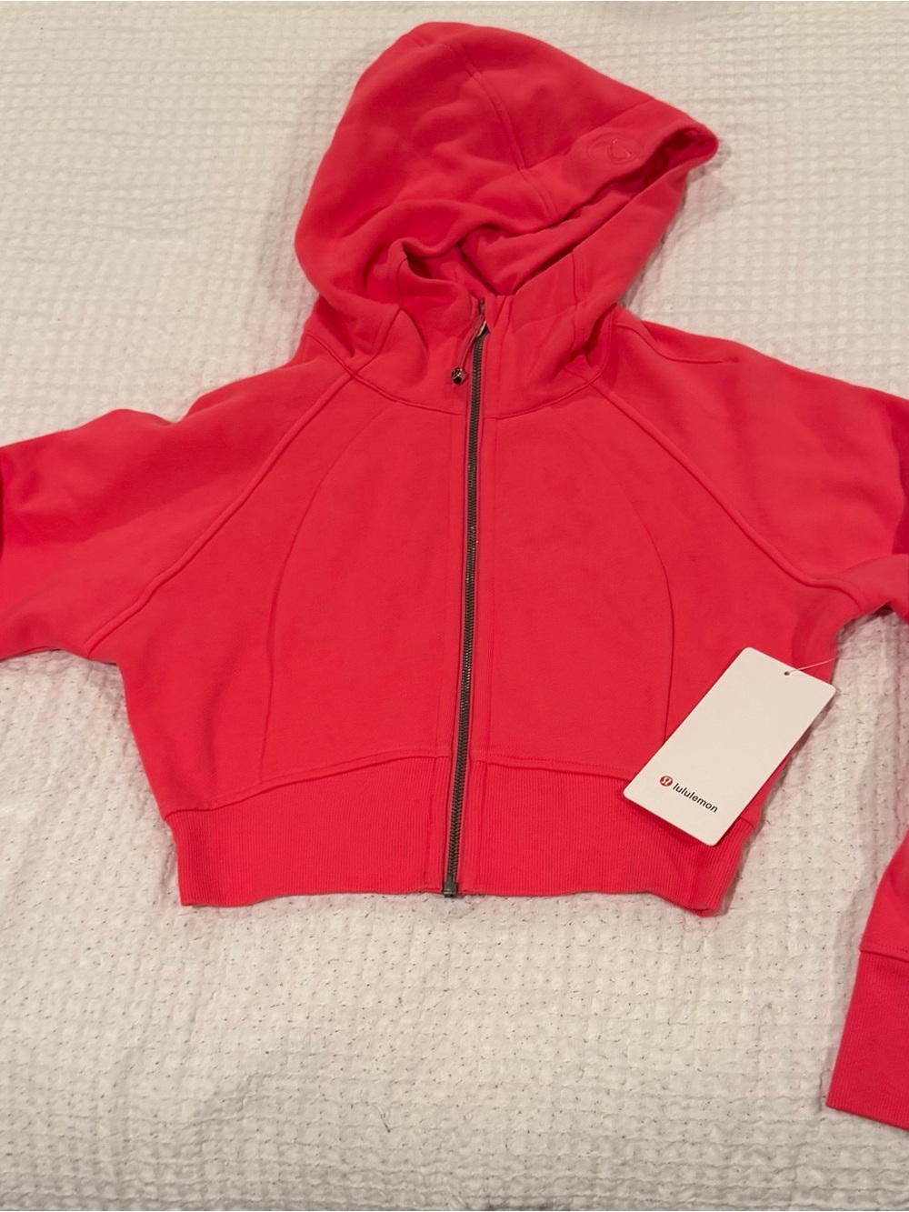 lululemon athletica Lip Gloss Scuba Full-Zip Cropped Hoodie